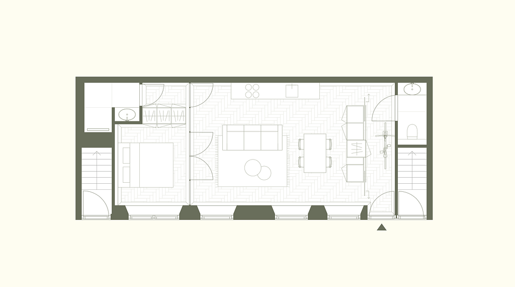 Bruine Ruiterstraat groen PNG