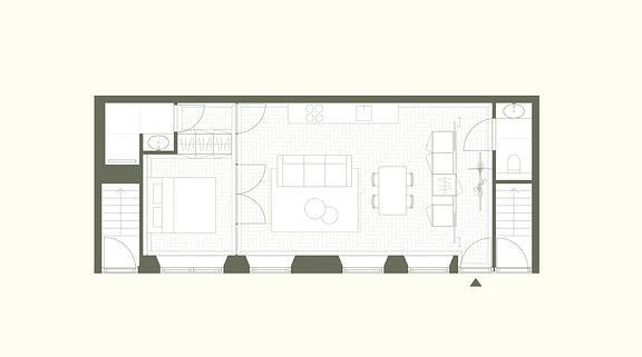 Bruine Ruiterstraat groen PNG
